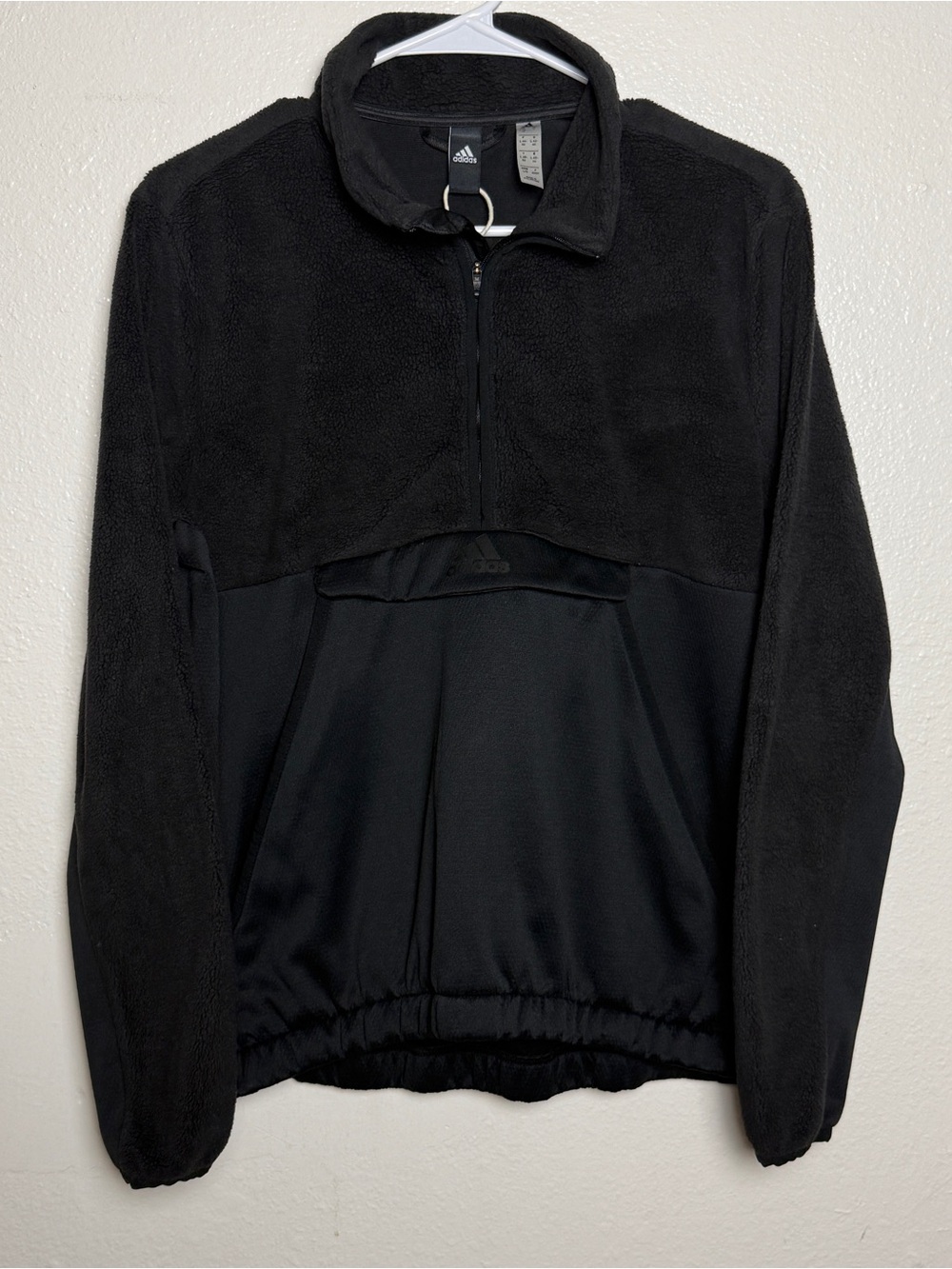 Adidas Black Half Zip Pullover Womens Large